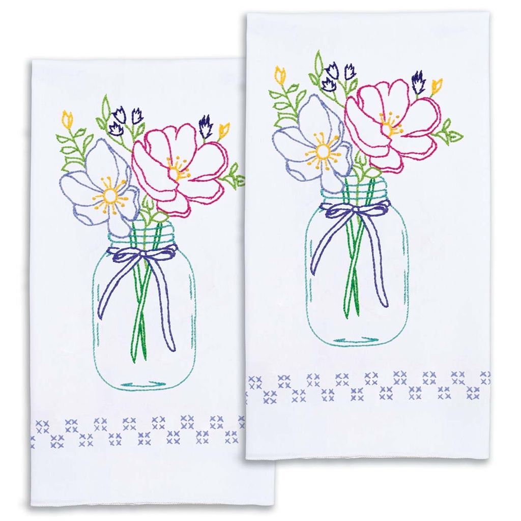 Wildflowers Decorative Hand Towels 2pk (35289)