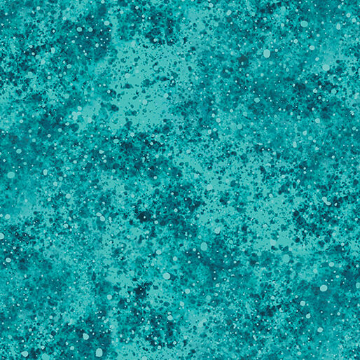 On Dragonfly Wings - Spatter Texture Turquoise (35394)