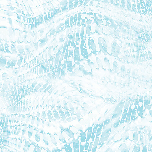 On Dragonfly Wings - Rippling Waves Light Turquoise (35403)