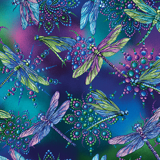 On Dragonfly Wings - Small Dragonfly Multi (35406)