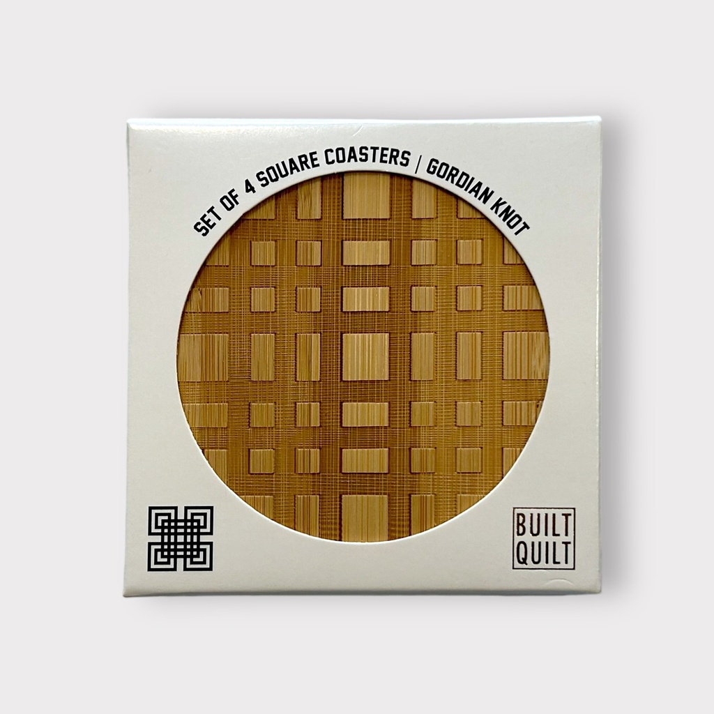 Gordian Knot Set of 4 Wooden Coasters (35476)