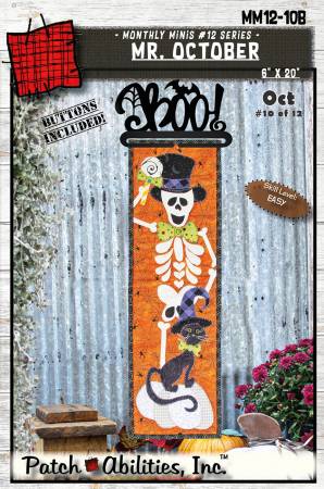 Mr. October with buttons Pattern (35511)