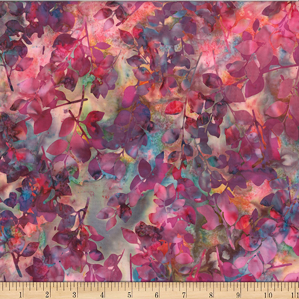 Crown Jewels Bali Batik W2585-562-Blooms (35532)