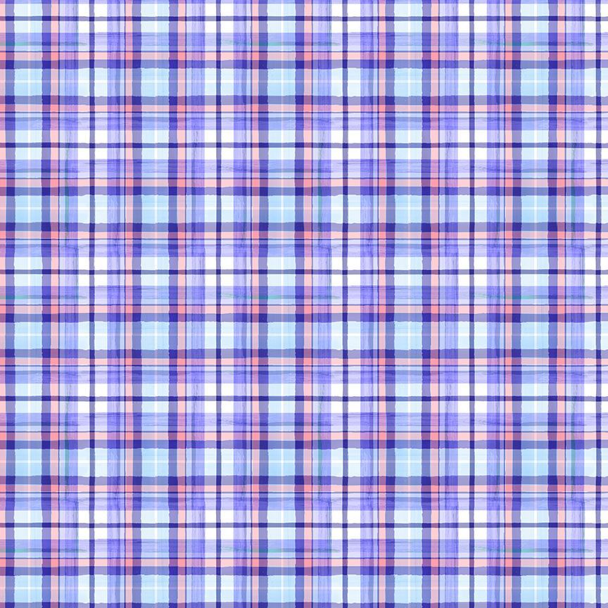 Faith -EASTER PLAID DONA-CD3254  BLUE (35623)