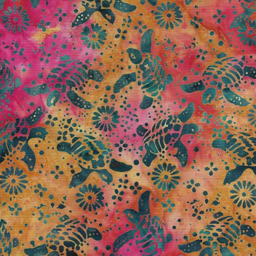 Island Zest - Turtle Multi Pink (35600)