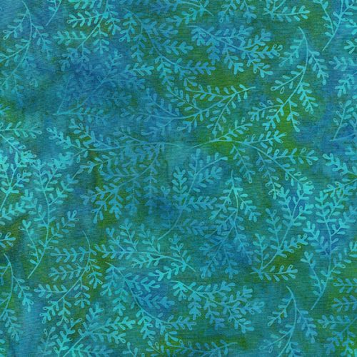 Floral Fun - Sprig Thyme - Teal (36005)