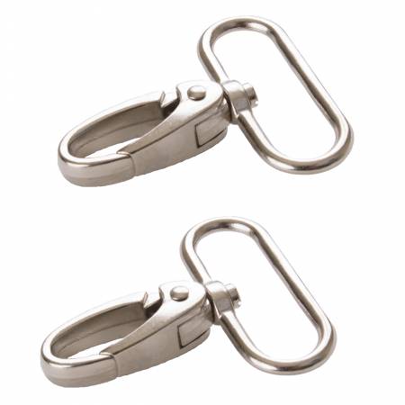 Swivel Hook 1-1/2in Nickel Set of Two byannie (36070)