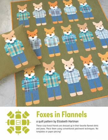Foxes in Flannels Pattern  (36151)