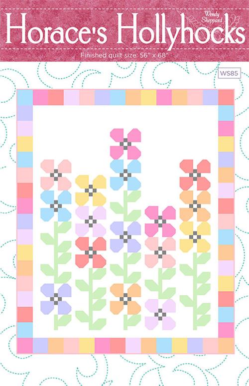 Horace's Hollyhocks kit 56 x 68 (36240)
