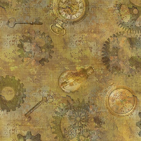 Steampunk Halloween 3 Gears Copper (36283)