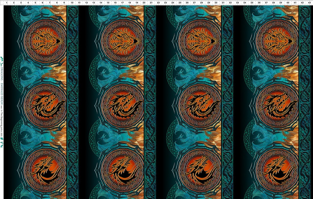 Dragons - Emerald Reign 22DRG-1 Border (36320)