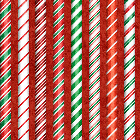HOLLY JOLLY CANDY CANE STRIPE 2600-31165-R (36448)