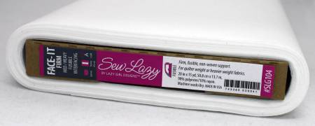 Sew Lazy Face It Firm Fusible Interfacing 20" wide (36468)