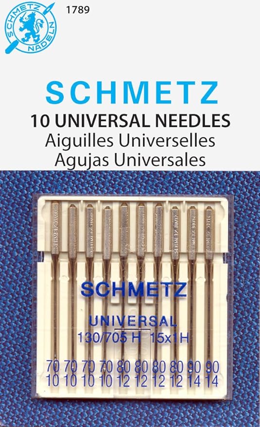 Schmetz Universal Needles 1789, Asst sizes, 10 pc  (36470)