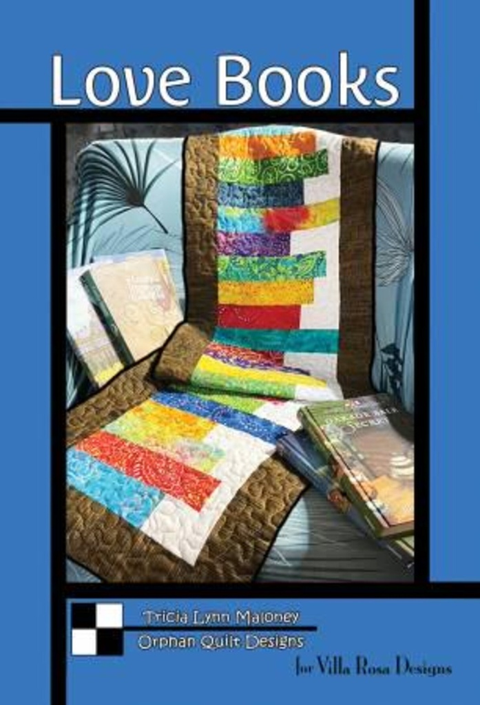 Love Books (VR pattern) batik table runner kit 15 x 55 (36497)