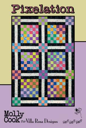 Pixelation Villa Rosa Pattern (36558)