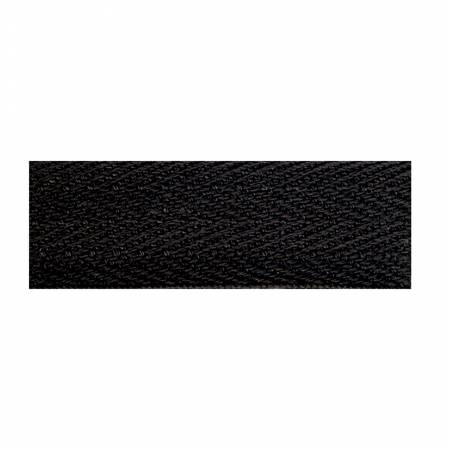 Cotton Twill Tape 14mm- Black (36618)
