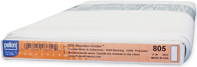 Pellon 805 Wonder Under Fusible Web- 17 Inch W x 35yds White (36622)