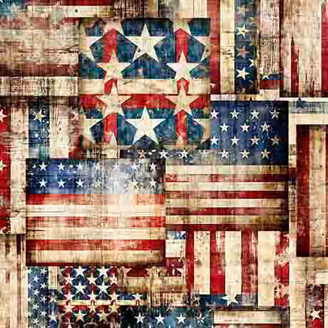 1776 FLAG PATCHWORK Style # 31663 -RN108 (36638)