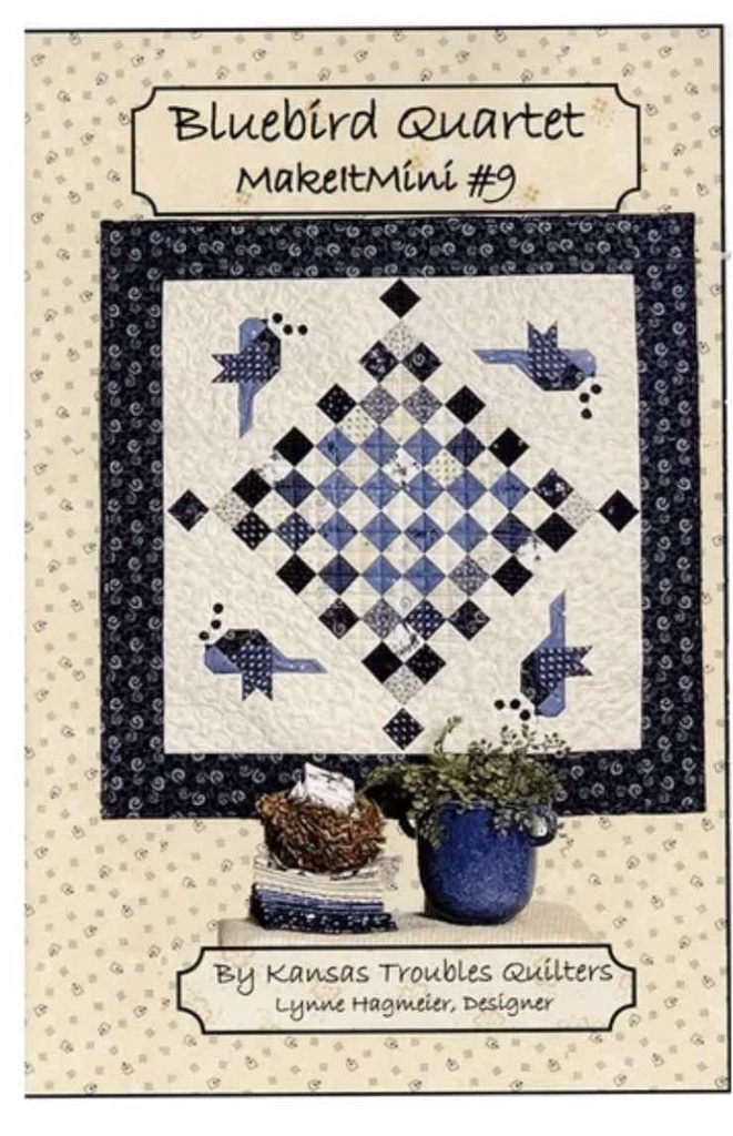 Bluebird Quartet Quilt Pattern Kansas Troubles Quilters (36654)