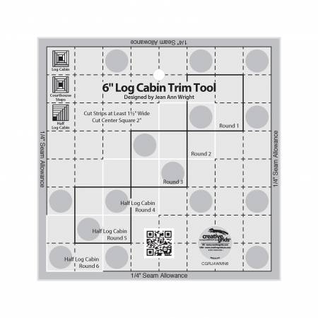 Creative Grids - 6In Log Cabin Trim Tool (36657)