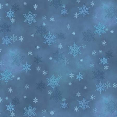 Snowfall Mini Snowflakes Blue SNOF5455-B (36690)