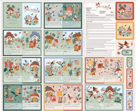 Thimbelina & the Sewing Fairies panel (36751)