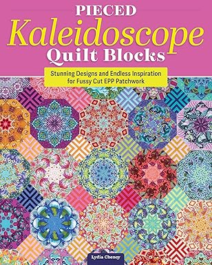 Pieced Kaleidoscope Quilt Blocks by Lydia Cheney (36814)