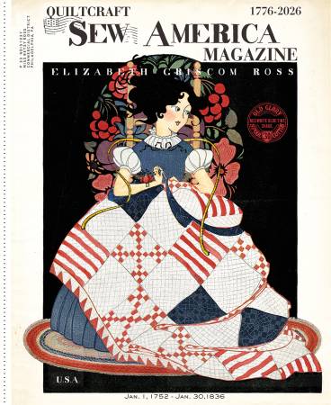 Sew America 35 1/2x43 1/2 Betsy Ross  Panel (36828) #518)