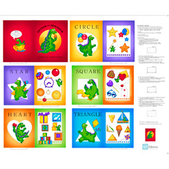 DEXTER THE DINOSAUR LEARNS SHAPES BOOK PANEL (36844)