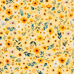 BUZZ, BUZZ, BUZZ - FLORAL LT YELLOW 2600-31704-S (36847)