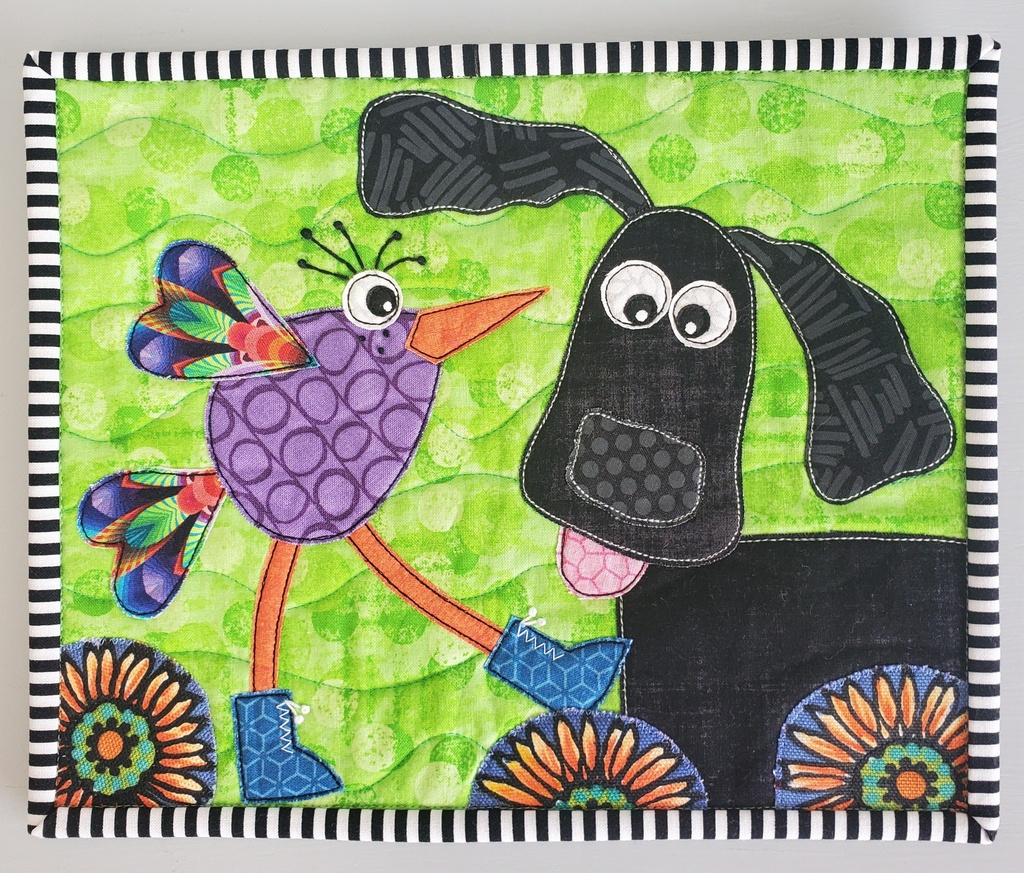 Bowie & Chloe #3 - Mini Quilt Pattern 8.5 x 10.5 (36867)