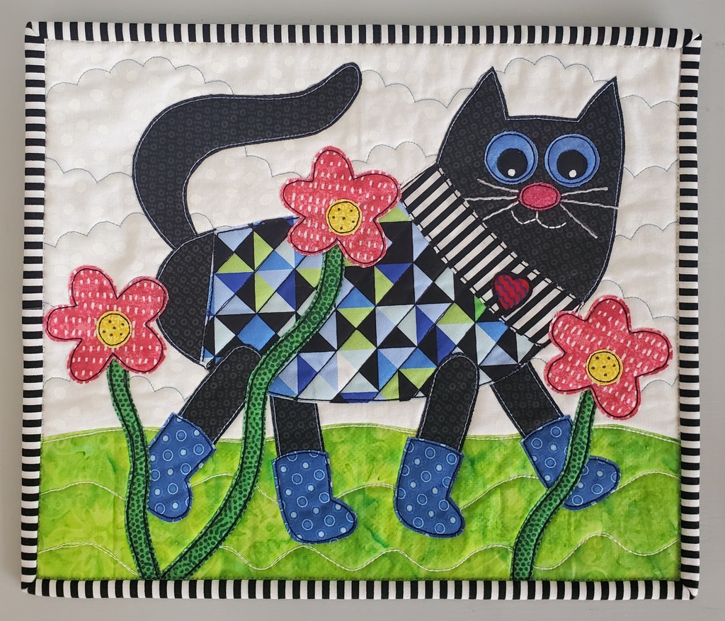 Georgette - Raw Edge Applique Pattern 10 x 12 (36872)