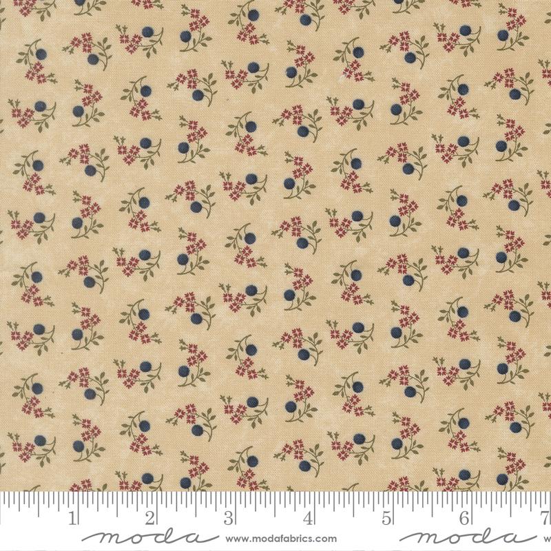 Quail Run - Blooms and Berries - Tan 9834 11 (36910)