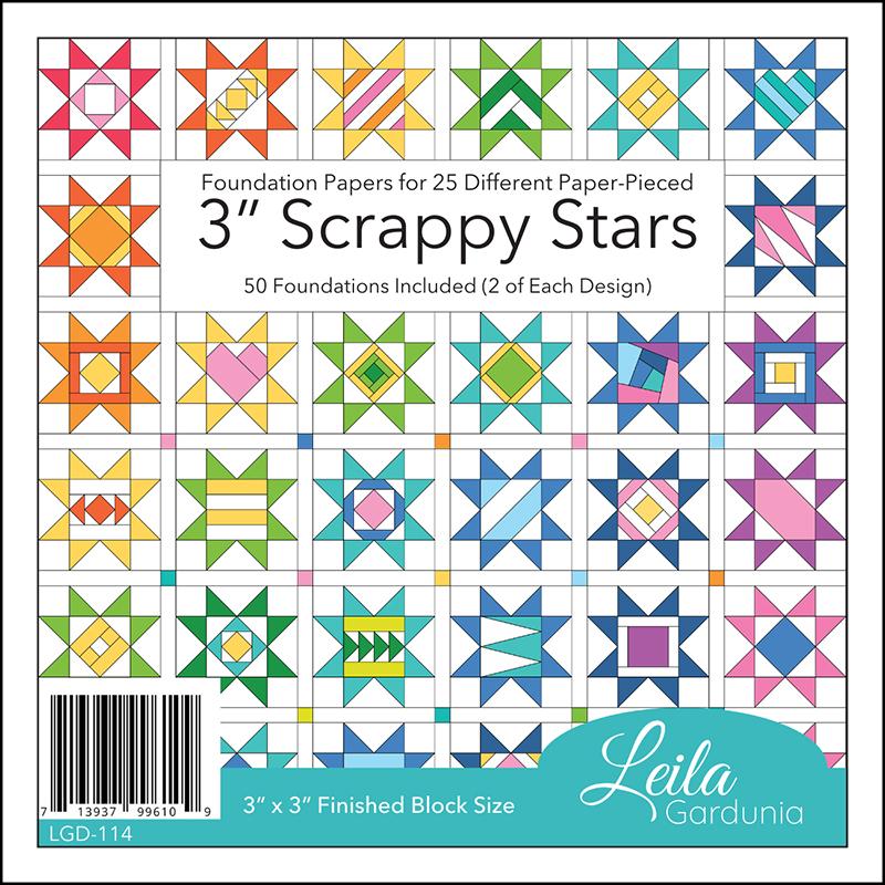3" Scrappy Stars Foundation Paper #LGD-114 (36912)