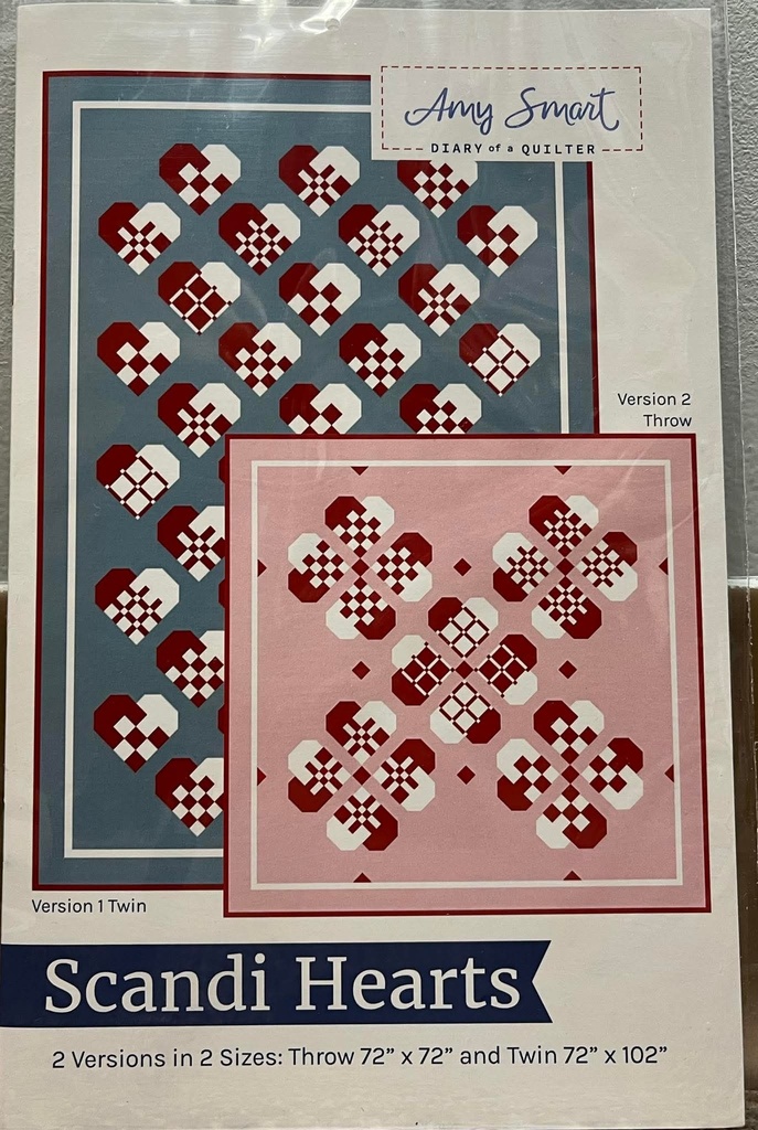 Scandi Hearts quilt pattern (36915)