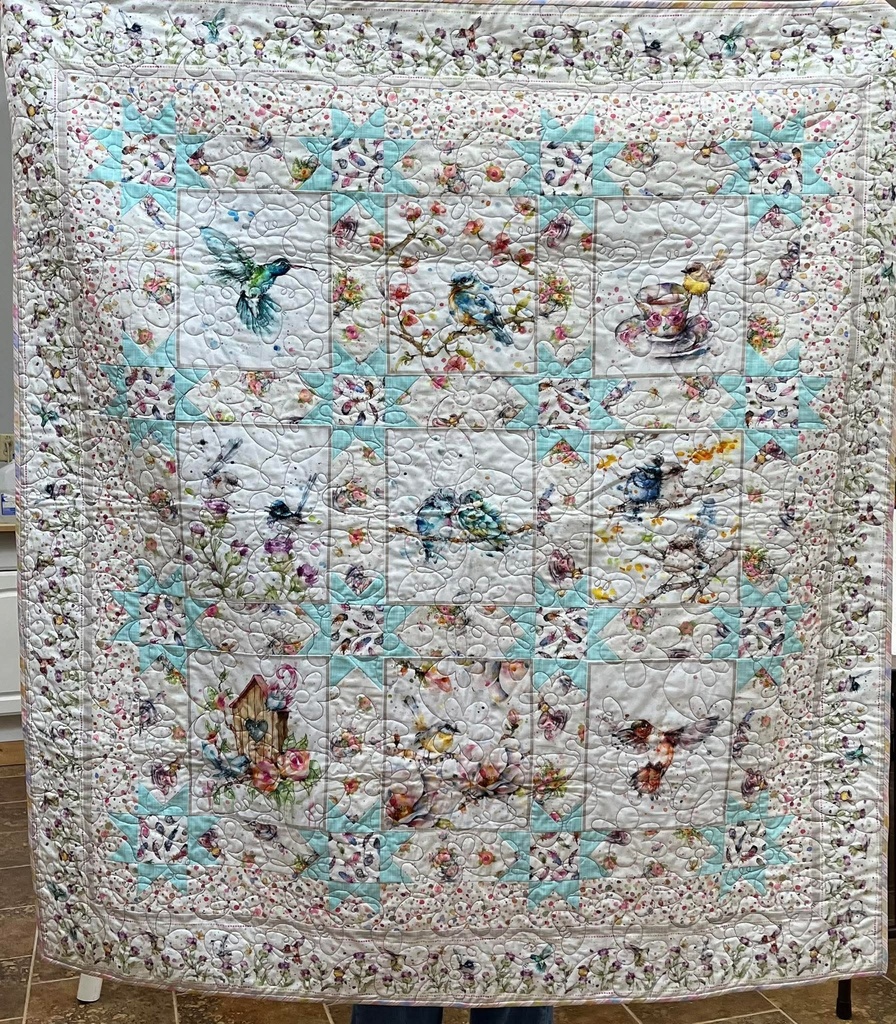 Birdie Finished Quilt 55 x 59.5 (36970)