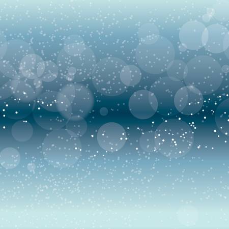 Winter Magic 107/108in Wide Back Flurries Blue (37004)