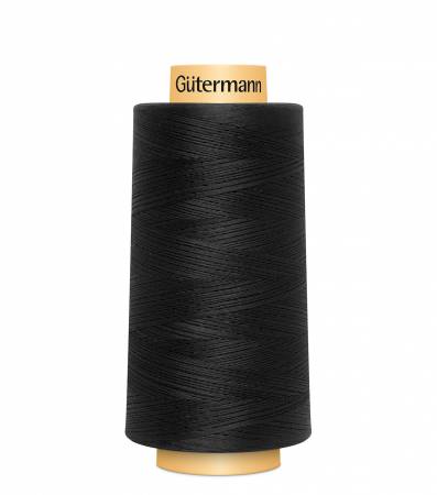 Gutermann Natural Cotton Thread 3000m Black (37018)