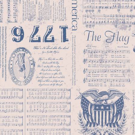 Liberty Blue Americana 108in Wide Back by Lori Holt