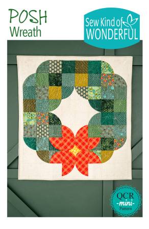Posh Wreath Quilt Pattern by Sew Kind of Wonderful (37075)