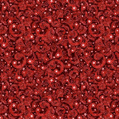 AMERICAN HERITAGE - Star Paisley Red (37109)