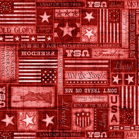 AMERICAN HERITAGE - Americana Text red (37112)