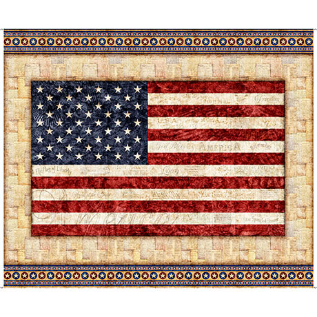 AMERICAN HERITAGE - Patriot Flag Panel (37117)#135