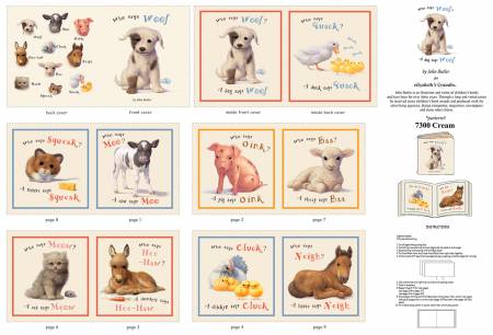 Who Says Woof? Animal Friends Soft Book Panel (37126)