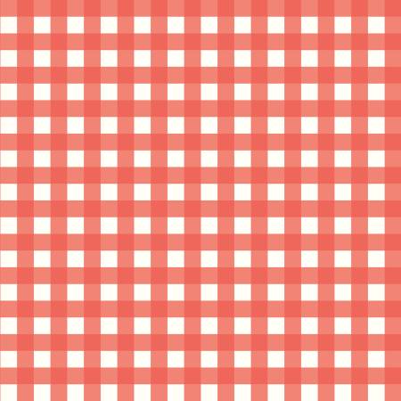 Love You to the Moon Flannel Gingham Rouge F18275 (37157)