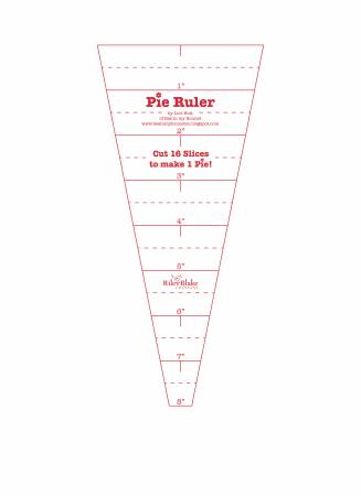 Baked with Love Lori Holt Pie Ruler 22-1/2 Degree (37207)