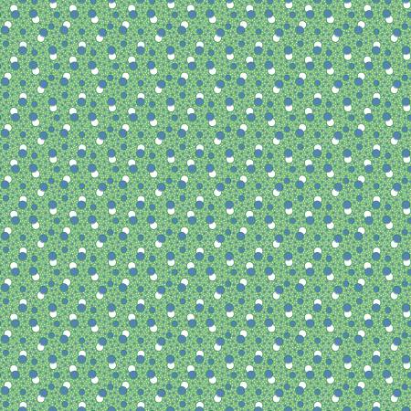 Traditional 30's Dots C18247 Green (37223)
