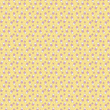 Traditional 30's Dots C18247 Yellow (37229)
