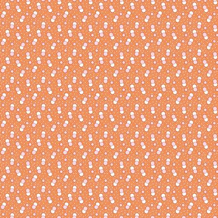 Traditional 30's Dots C18247 Orange (37230)
